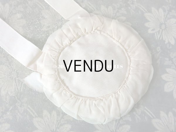 画像7: アンティーク 初聖体のオモニエール ピンクベージュ 薔薇＆リボン (7)