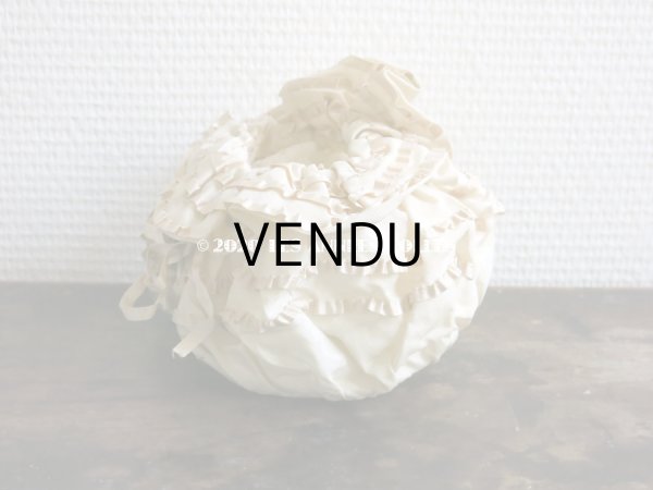 画像4: アンティーク 淡いピンクベージュのオモニエール マリアージュ (4)