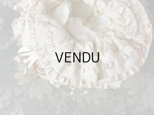 画像7: アンティーク 淡いピンクベージュのオモニエール マリアージュ (7)