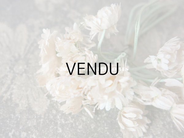 画像4: 1900年代 アンティーク デイジーの布花 小さなブーケ コサージュ  (4)