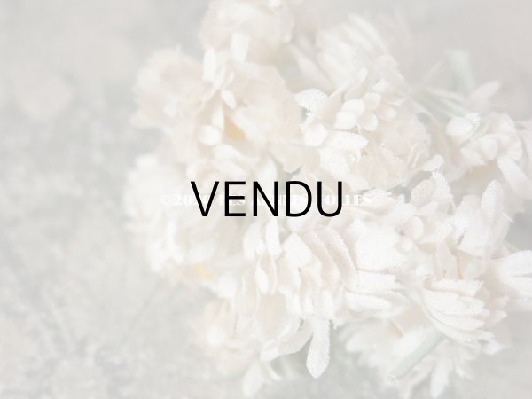 画像9: 1900年代 アンティーク デイジーの布花 小さなブーケ コサージュ  (9)