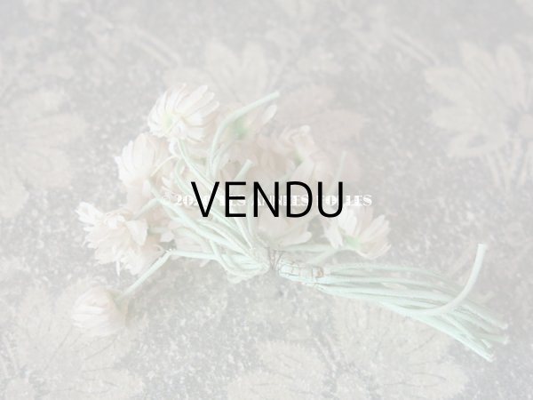 画像10: 1900年代 アンティーク デイジーの布花 小さなブーケ コサージュ  (10)