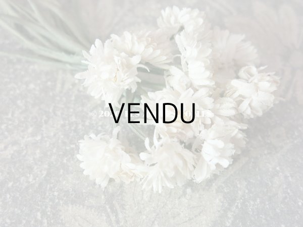 画像12: 1900年代 アンティーク デイジーの布花 小さなブーケ コサージュ  (12)