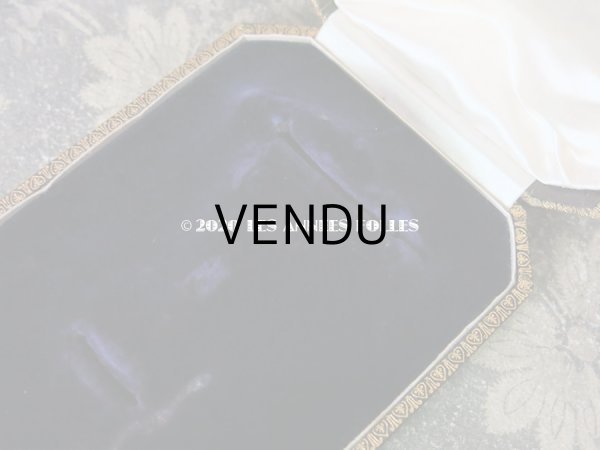 画像10: 19世紀 アンティーク 大きなジュエリーボックス ピアス ＆ ブローチ & リング モノグラム 【MH】 (10)