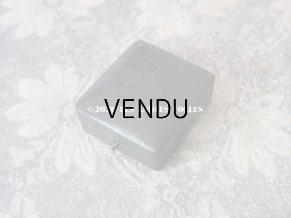 画像6: 19世紀 アンティーク 本革 リング用 ジュエリーボックス  (6)