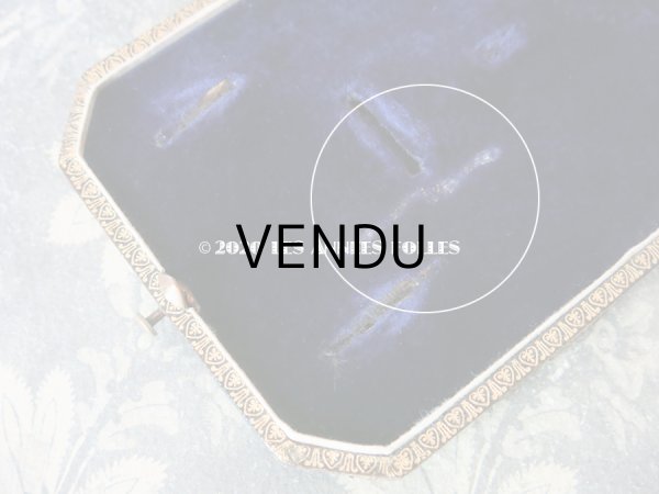 画像11: 19世紀 アンティーク 大きなジュエリーボックス ピアス ＆ ブローチ & リング モノグラム 【MH】 (11)