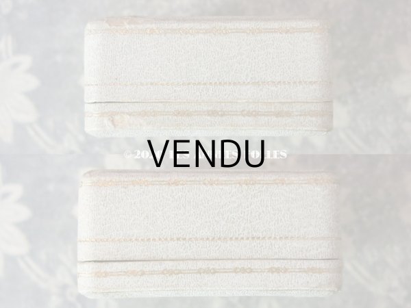 画像5: アンティーク 薔薇とリボンのガーランド ブレスレット用 ジュエリーボックス ライトグレー (5)