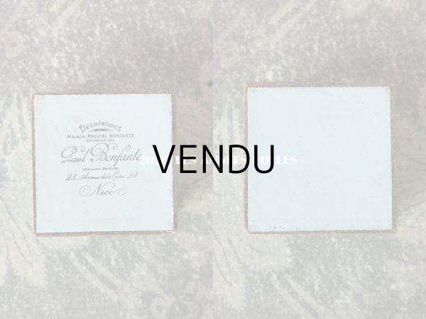 画像3: 1900年代 アンティーク 小さなジュエリーボックス ペールブルー キルティング加工 (3)