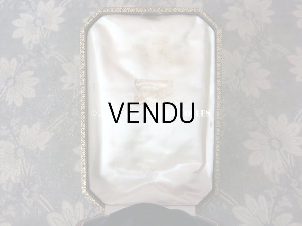 画像12: 19世紀 アンティーク 大きなジュエリーボックス ピアス ＆ ブローチ & リング モノグラム 【MH】 (12)