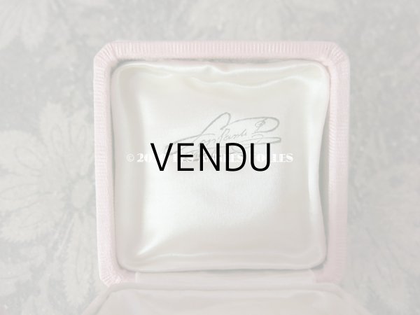 画像4: アンティーク ジュエリーボックス シルクサテン ピンク  (4)