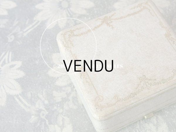 画像10: アンティーク 薔薇とリボンのガーランド ブレスレット用 ジュエリーボックス ライトグレー (10)