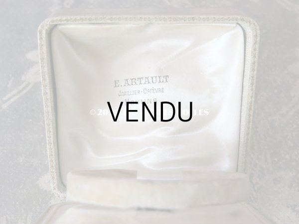 画像9: アンティーク 薔薇とリボンのガーランド ブレスレット用 ジュエリーボックス ライトグレー (9)