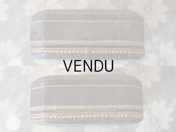 画像7: 19世紀 アンティーク 大きなジュエリーボックス ピアス ＆ ブローチ & リング モノグラム 【MH】 (7)