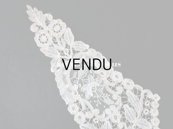 画像7: 19世紀末 アンティーク 付け襟  ポワン・ド・ローズ & デュシェスレース  【ポワン・ド・ローズ】【ポワン・ド・ガーズ】 (7)