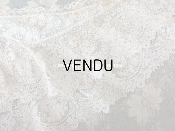 画像8: 19世紀末 アンティーク ニードルレース ポワンドガーズ 付け襟 【ポワン・ド・ガーズ】  (8)