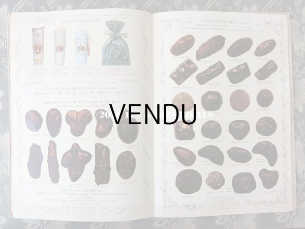 画像8: 1912年 アンティーク 【マルキーズ・ ドゥ・セヴィニエ】 のカタログ A LA MARQUISE DE SEVIGNE CHOCOLAT DE ROYAL (8)