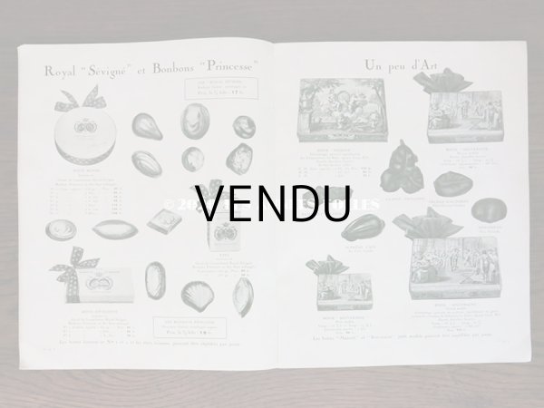 画像6: アンティーク 【マルキーズ・ ドゥ・セヴィニエ】 のカタログ A LA MARQUISE DE SEVIGNE CHOCOLAT DE ROYAL (6)