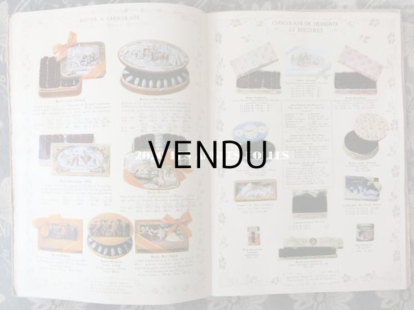 画像7: 1912年 アンティーク 【マルキーズ・ ドゥ・セヴィニエ】 のカタログ A LA MARQUISE DE SEVIGNE CHOCOLAT DE ROYAL (7)