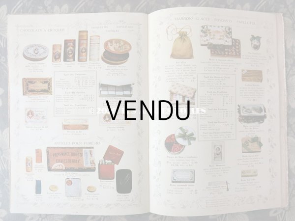 画像11: 1912年 アンティーク 【マルキーズ・ ドゥ・セヴィニエ】 のカタログ A LA MARQUISE DE SEVIGNE CHOCOLAT DE ROYAL (11)