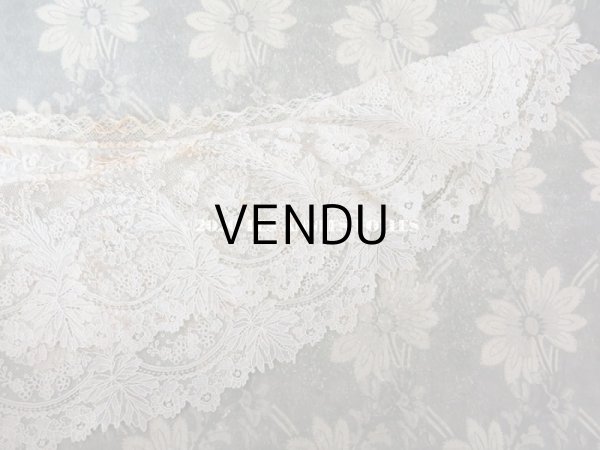 画像9: 19世紀末 アンティーク ニードルレース ポワンドガーズ 付け襟 【ポワン・ド・ガーズ】  (9)