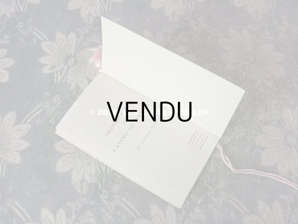 画像8: 1911年 アンティーク 舞踏会の手帳 ペンシル付 CARNET DE BAL カルネ・ド・バル (8)