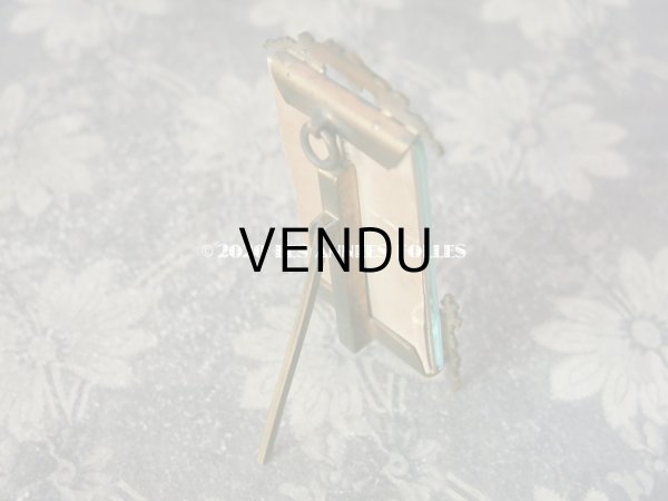 画像6: アンティーク ドール用 小さなフォトフレーム  ロカイユ装飾 (6)