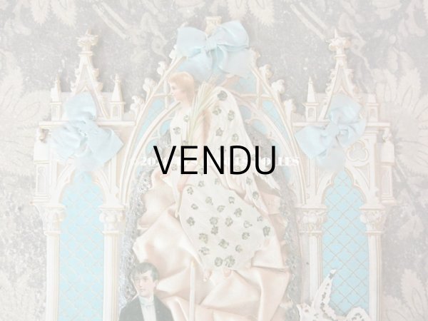 画像3: アンティーク  初聖体のカニヴェ 少年と天使 コミュニオン (3)