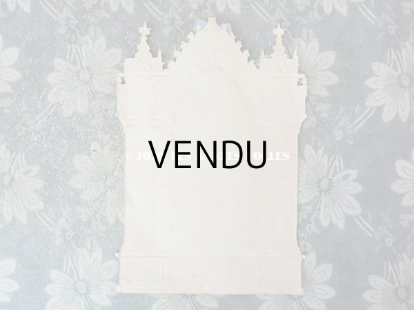 画像7: アンティーク  初聖体のカニヴェ 少年と天使 コミュニオン (7)