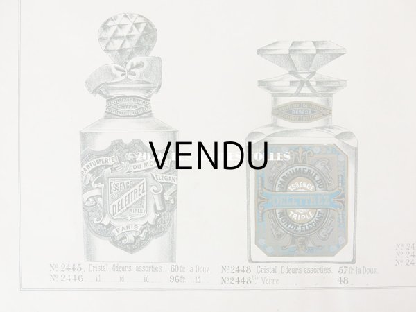 画像6: アンティーク　パフュームリーのデザイン画  PLANCHE 24 - DELETTREZ PARIS - (6)