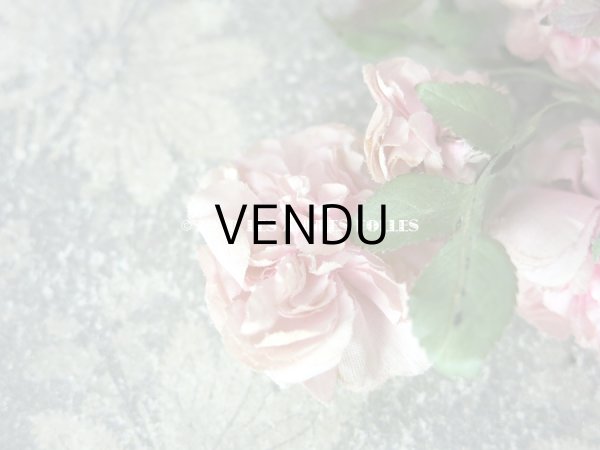 画像9: 19世紀末 アンティーク 薔薇の布花 (9)
