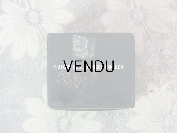 画像5: 19世紀 アンティーク ナポレオン3世時代 パピエマシェの小さなスタンプケース TIMBRES (5)