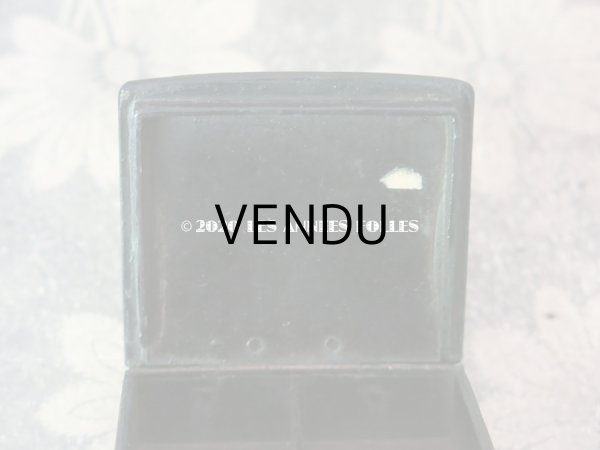 画像7: 19世紀 アンティーク ナポレオン3世時代 パピエマシェの小さなスタンプケース TIMBRES (7)