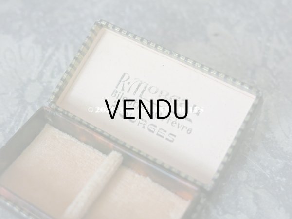 画像4: アンティーク ウェディングリング用 ジュエリーボックス アールデコ (4)