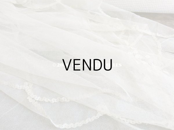 画像7: 【10周年セール対象外】 アンティーク ウェディングヴェール プリンセスレース (7)