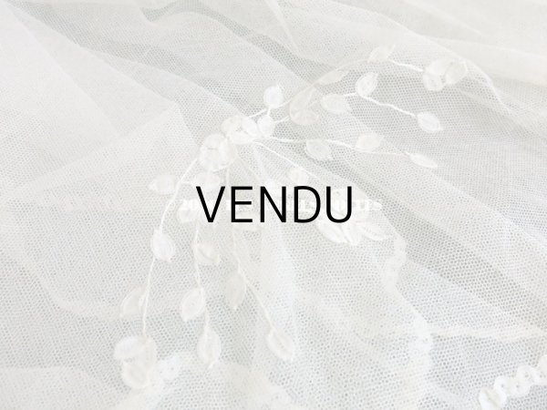 画像8: 【10周年セール対象外】 アンティーク ウェディングヴェール プリンセスレース (8)