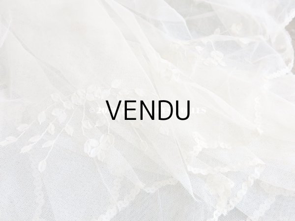 画像6: 【10周年セール対象外】 アンティーク ウェディングヴェール プリンセスレース (6)