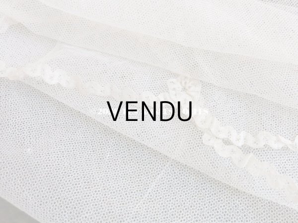 画像9: 【10周年セール対象外】 アンティーク ウェディングヴェール プリンセスレース (9)