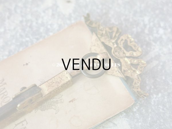 画像4: 【10周年セール対象外】 アンティーク ドール用 小さなフォトフレーム  リボンモチーフ付き (4)