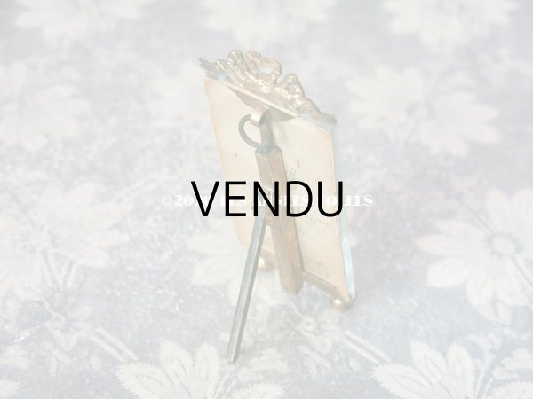 画像3: 【10周年セール対象外】 アンティーク ドール用 小さなフォトフレーム  リボンモチーフ付き (3)