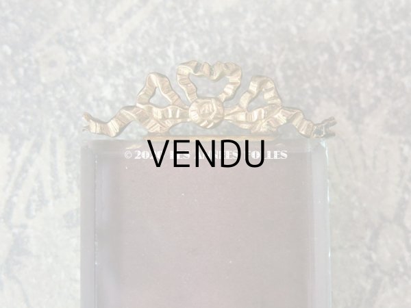 画像7: 【10周年セール対象外】 アンティーク ドール用 小さなフォトフレーム  リボンモチーフ付き (7)