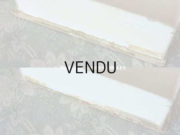 画像9: 【10周年セール対象外】 アンティーク　シルク製ロココトリム & レースのお菓子箱 ペールブルーのシルクサテン (9)