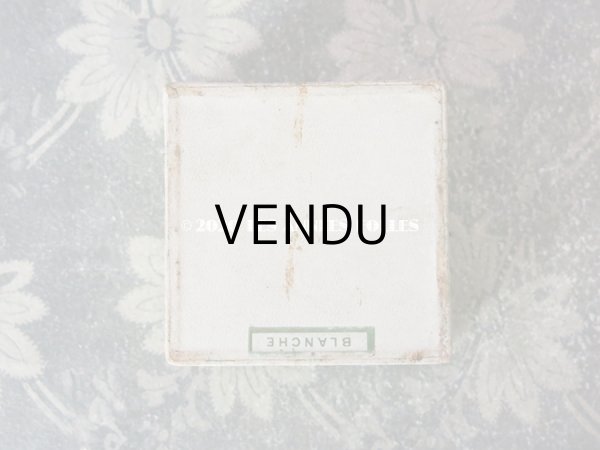 画像4: 【10周年セール対象外】 アンティーク パウダーボックス 百合の紋章 POUDRE DE RIZ HELIOTROPE BLANC - ROGER & GALLET PARIS - (4)