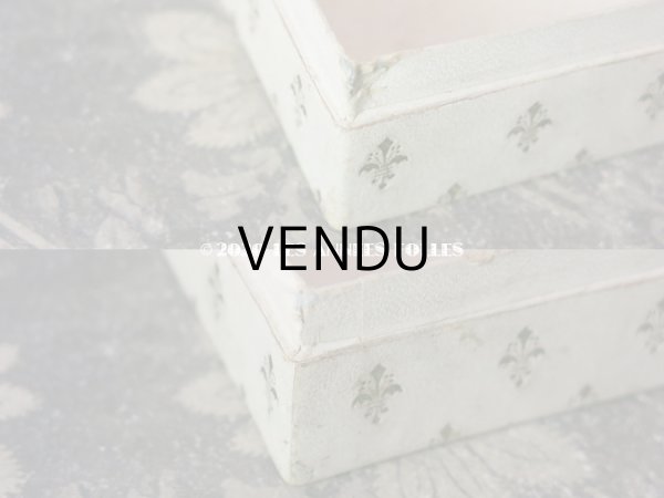 画像8: 【10周年セール対象外】 アンティーク パウダーボックス 百合の紋章 POUDRE DE RIZ HELIOTROPE BLANC - ROGER & GALLET PARIS - (8)