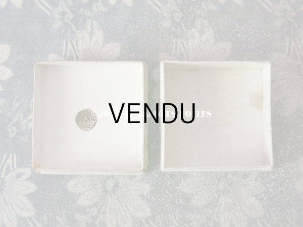画像7: 【10周年セール対象外】 アンティーク パウダーボックス 百合の紋章 POUDRE DE RIZ HELIOTROPE BLANC - ROGER & GALLET PARIS - (7)