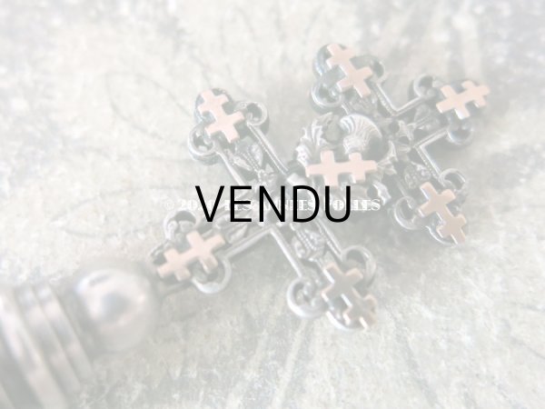 画像4: 【10周年セール対象外】 アンティーク レタリングセット ロレーヌ十字 ペン軸 & シーリングスタンプ ＆レターオープナー・ブックマーク (4)