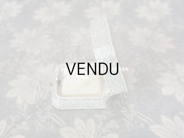 画像5: 【10周年セール対象外】　アンティーク 金彩入り ペンダント用 ジュエリーボックス グレイ (5)