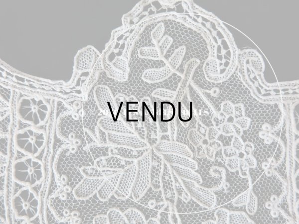 画像6: 19世紀末 アンティーク ニードルレース ポワンドローズの袖飾りのセット ポワンドガーズ 【ポワン・ド・ガーズ】 【ポワン・ド・ローズ】  (6)