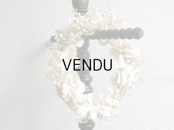 画像4: アンティーク 薔薇の花冠 オフホワイト 布花のヘッドリース ティアラ (4)