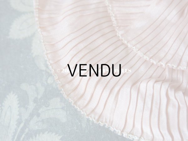 画像4: 1920年代 アンティーク オモニエール  ピンクの薔薇のロココモチーフ付 (4)