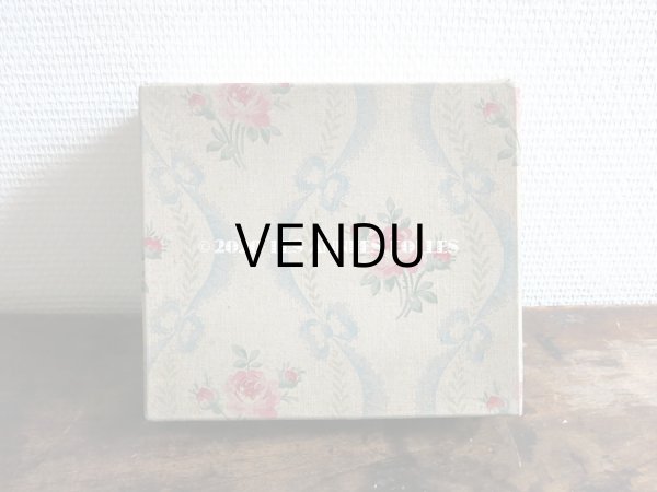 画像3: アンティーク ルーブル百貨店の糸箱 カルトナージュボックス FIL SUR CARTES QUALITE EXTRA - AU LOUVRE PARIS - (3)